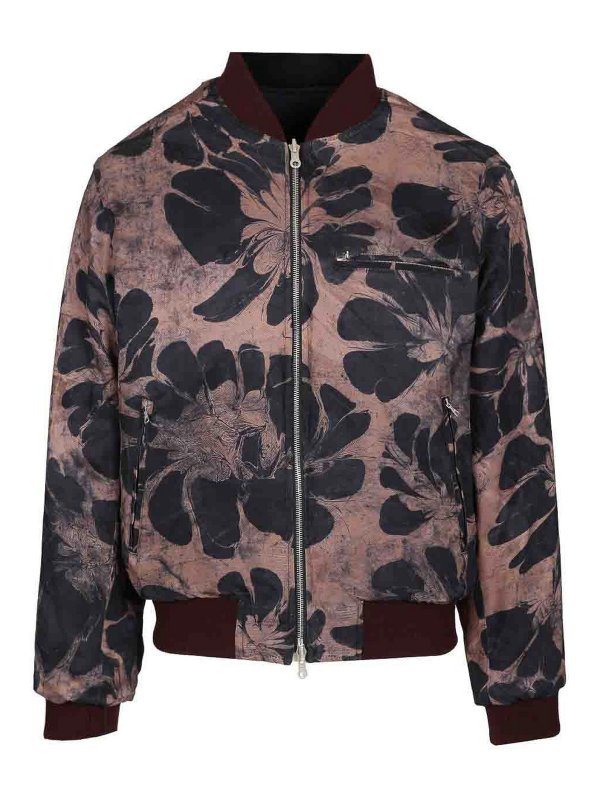 DRIES VAN NOTEN: casual jackets online - Reversible Bomber Jacket