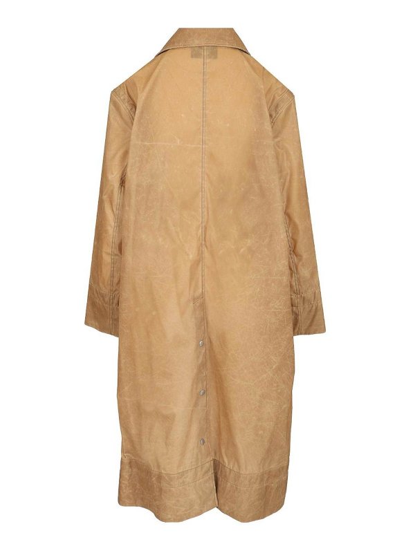 DURAZZI MILANO: trench coats online - Leather Effect Raincoat