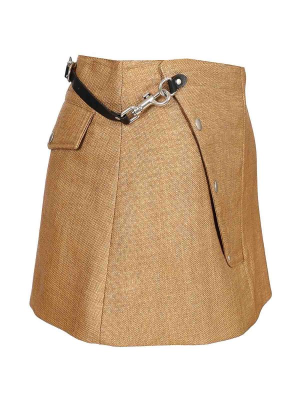 The Best Shops DURAZZI MILANO: Knielange und Midi Röcke - Midirock - Beige