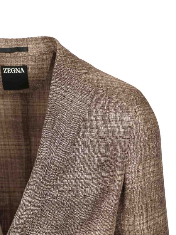 Linen And Wool Jacket shop online: ZEGNA