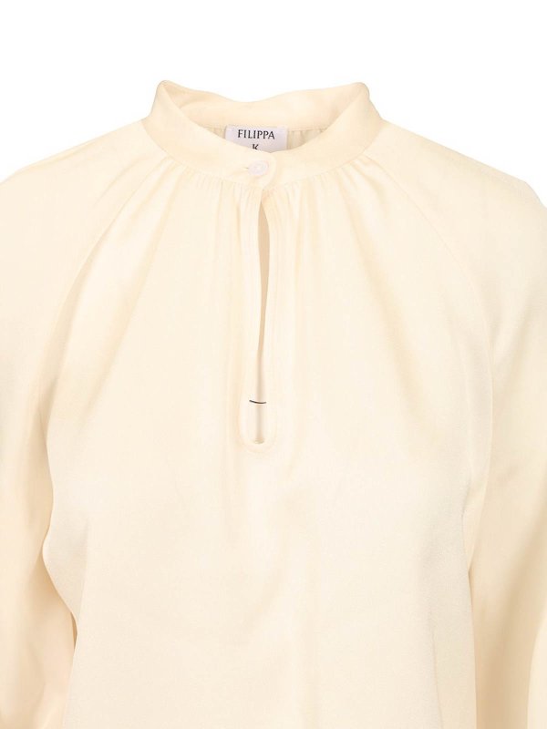 Bluse - Weiß shop online: FILIPPA K