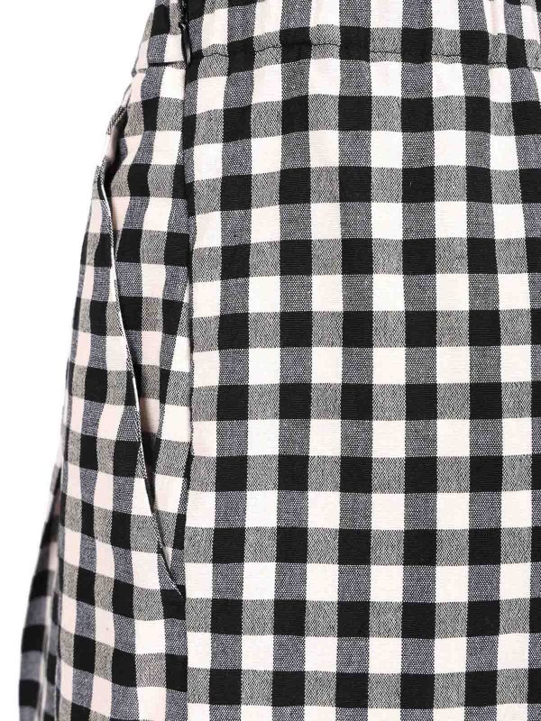 FORTE FORTE buy online Gingham Wide Leg Pants