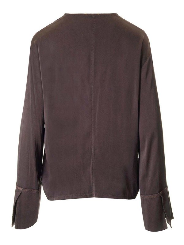 FORTE FORTE: Tops & Tank tops online - Silk Satin Top