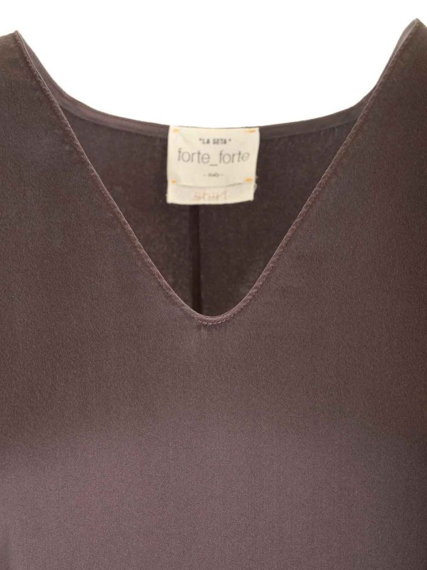 Silk Satin Top shop online: FORTE FORTE