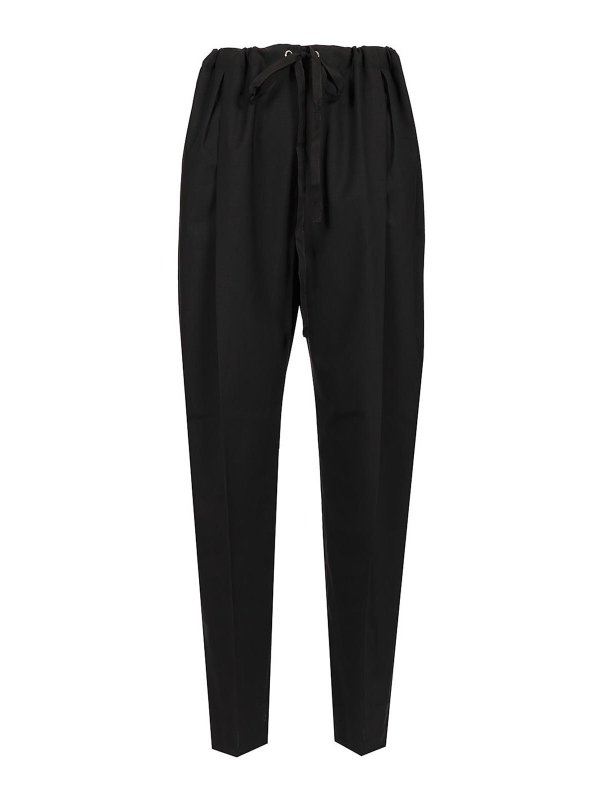 KHAITE: Tailored & Formal trousers - Trenton Baggy Fit Trousers