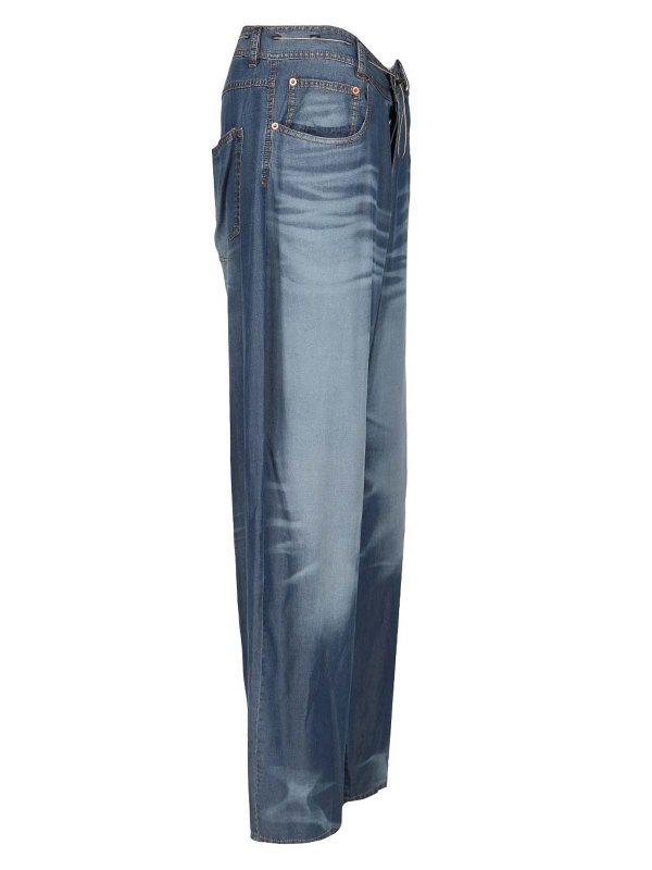 The Best Shops MAGLIANO: Straight Leg Jeans - Shorts - Blau