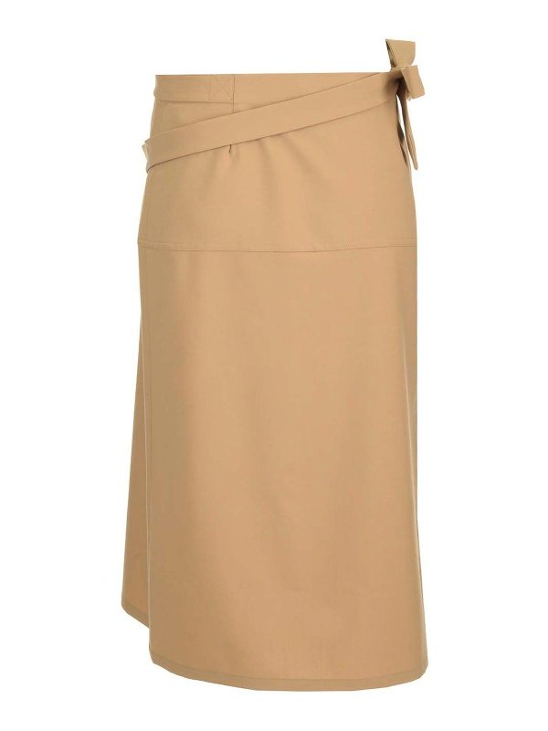 Marni: Jupes midi et au genou online - Jupe Midi - Beige