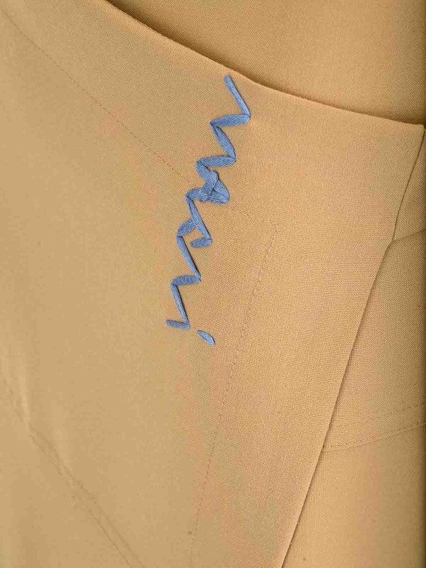 The Best Shops Marni: Jupe Midi - Beige