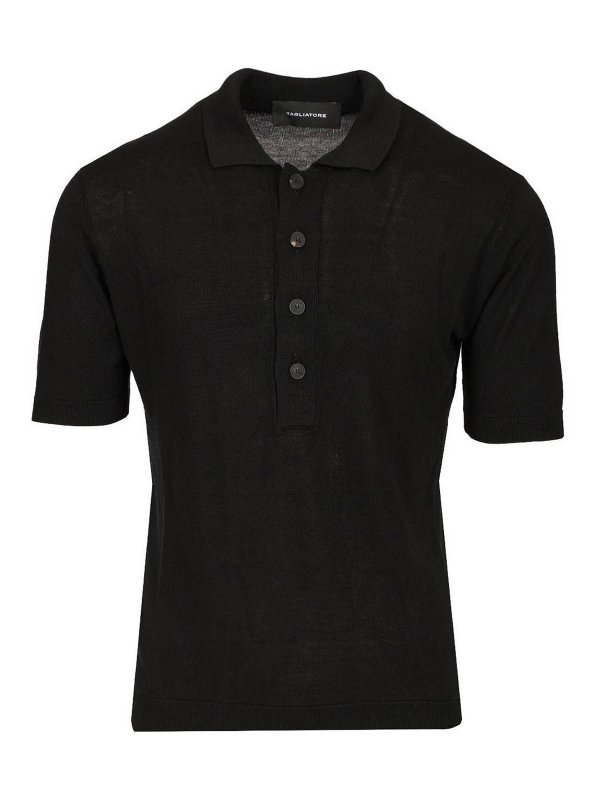 TAGLIATORE: Poloshirts - Poloshirt - Schwarz