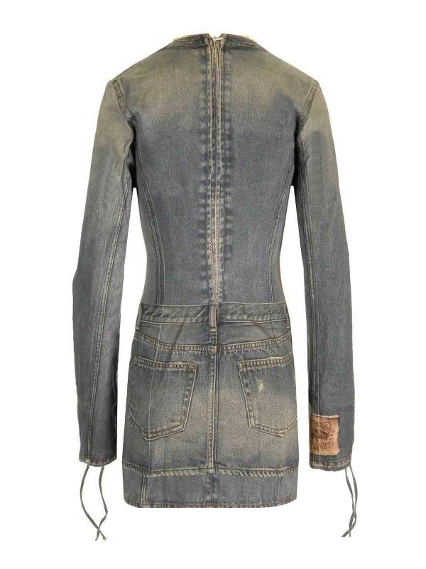 Acne Studios: short dresses online - A20648 863-Mid Blue