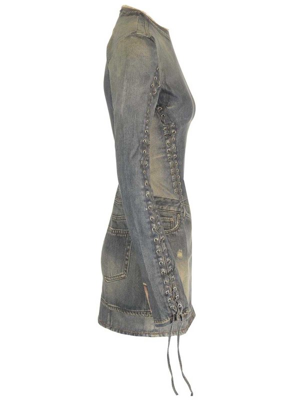 The Best Shops Acne Studios: short dresses - A20648 863-Mid Blue