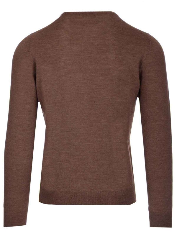 Brown Crewneck Sweater shop online: BARBA