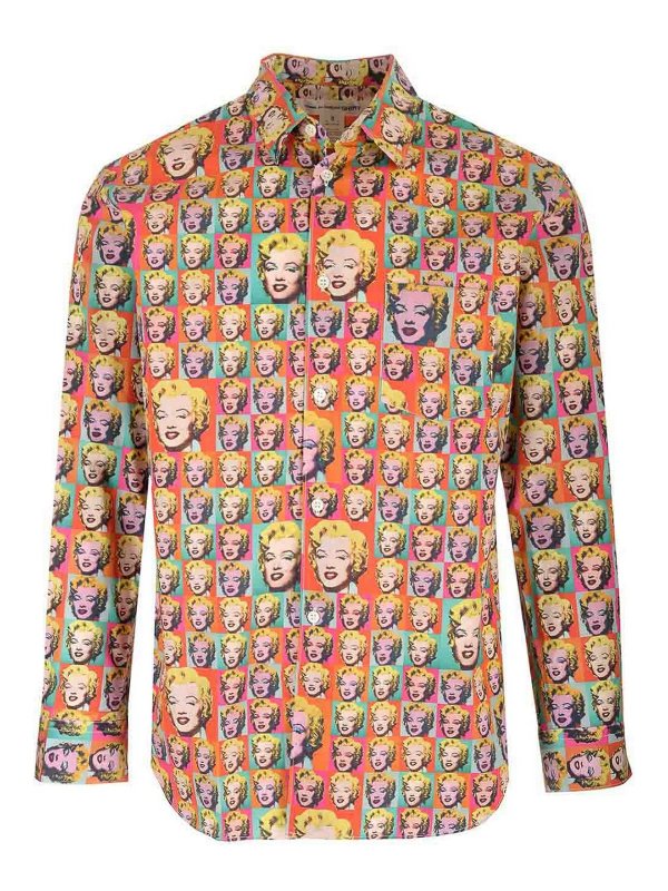 COMME DES GARCONS: camicie - Camicia stampata Marylin