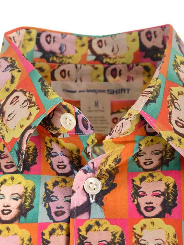 The Best Shops COMME DES GARCONS: camicie - Camicia stampata Marylin