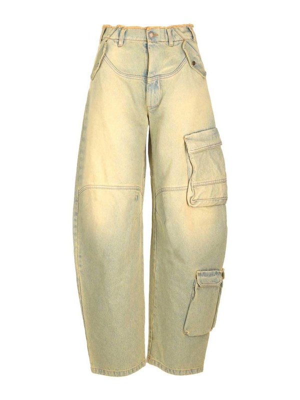 DARKPARK: ブーツカットジーンズ - ブーツカットジーンズ - ライトブルー