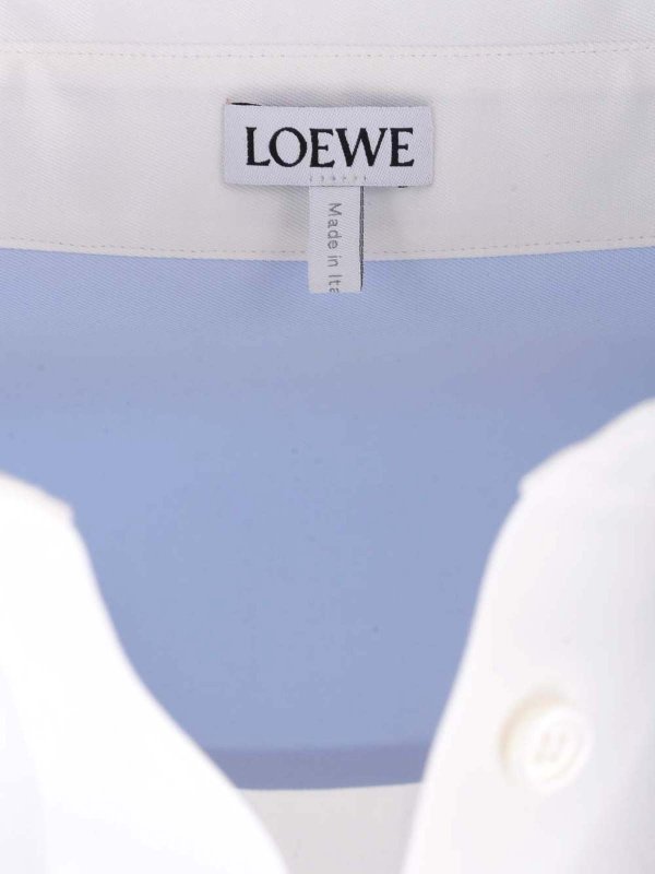 シャツ - 白 shop online: LOEWE