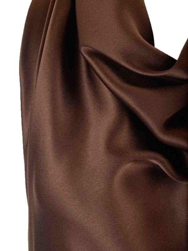 The Best Shops LOEWE: Long Scarf Dress In Silk Satin