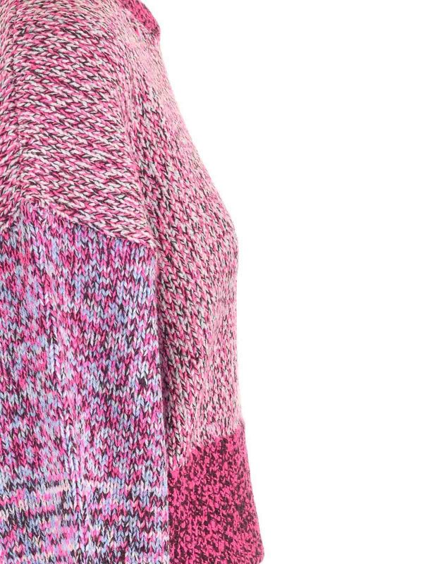 The Best Shops LOEWE: Strickpullover mit Rundhalsausschnitt - Rundhalspullover - Weiß