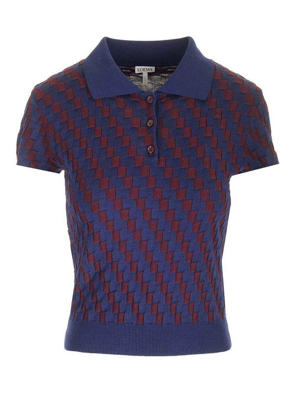 LOEWE: Poloshirts - Poloshirt - Weiß