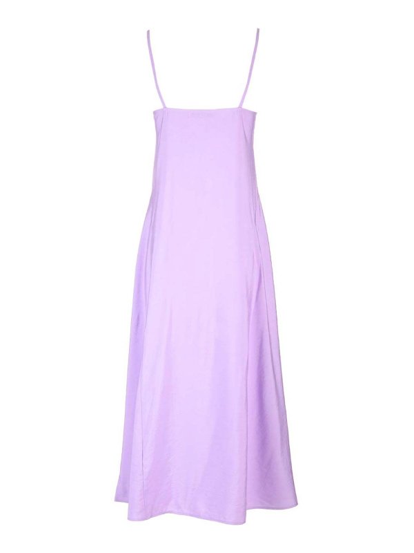 MAISON KITSUNÉ: maxi dresses online - Lilac Maxi Dress