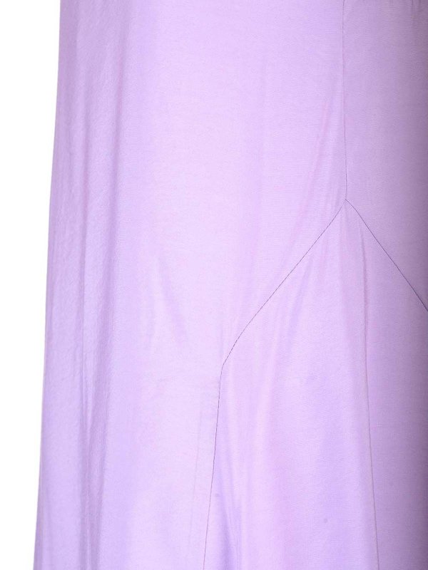 MAISON KITSUNÉ buy online Lilac Maxi Dress
