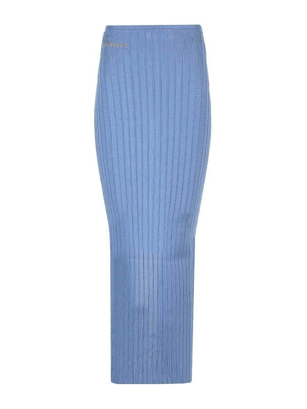 Marni: Jupes midi et au genou - Jupe Midi - Bleu