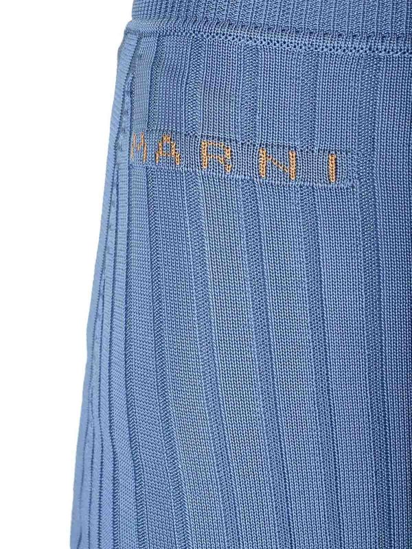 Jupe Midi - Bleu shop online: Marni