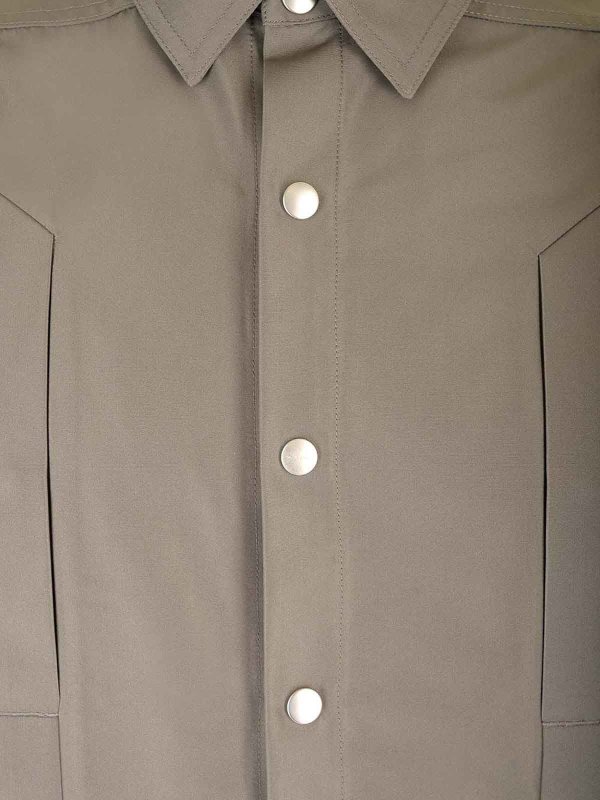 Fogpoket Dove Grey Shirt shop online: RICK OWENS