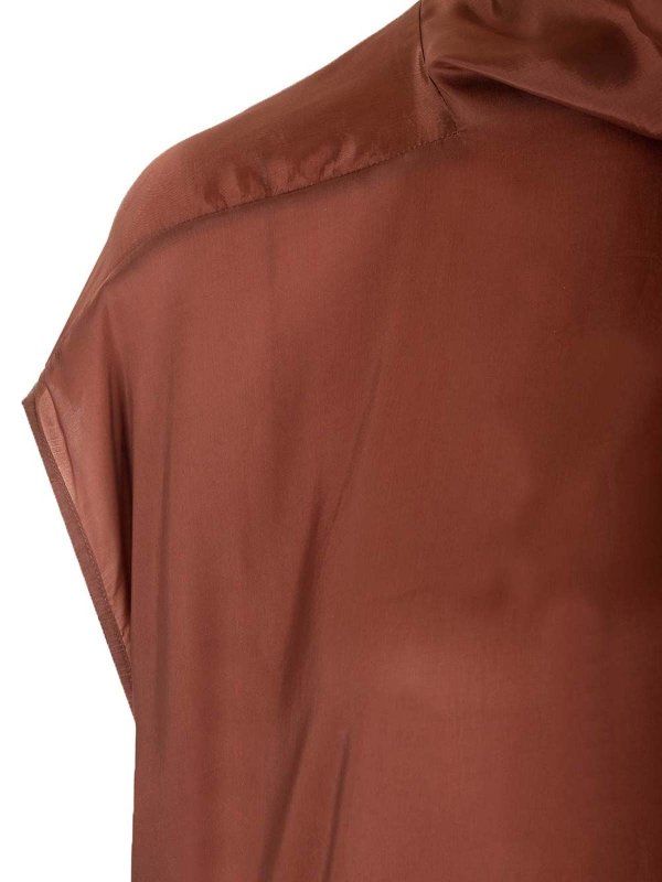 Long Cupro Dress shop online: RICK OWENS