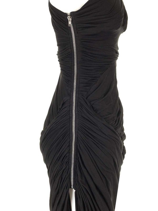 The Best Shops RICK OWENS: maxi dresses - Draped Jersey Midi Dress
