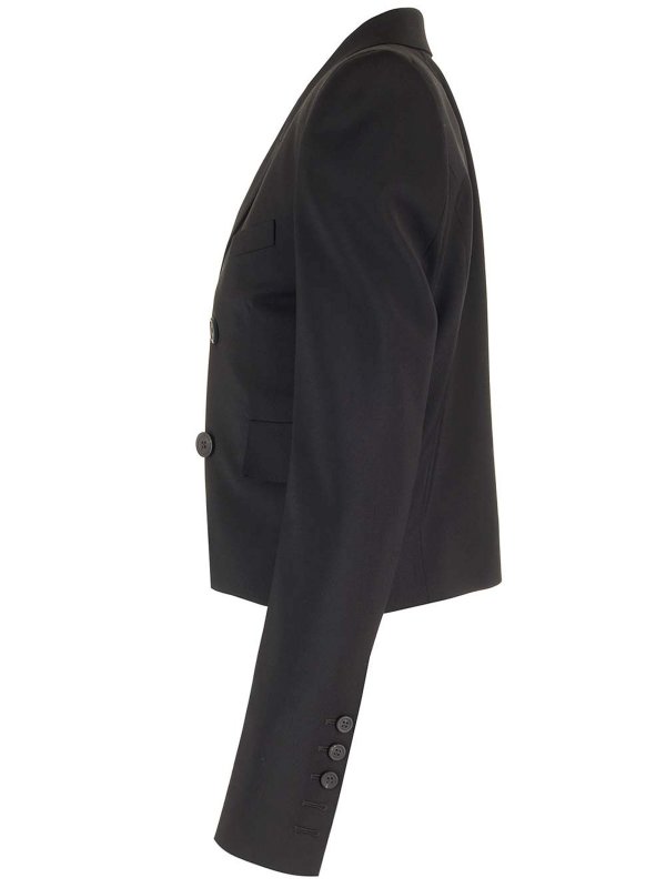 The Best Shops RICK OWENS: blazers - Cropped Wool Blazer