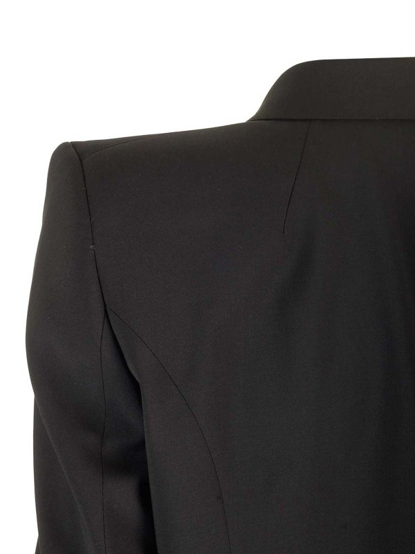 The Best Shops RICK OWENS: Cropped Wool Blazer