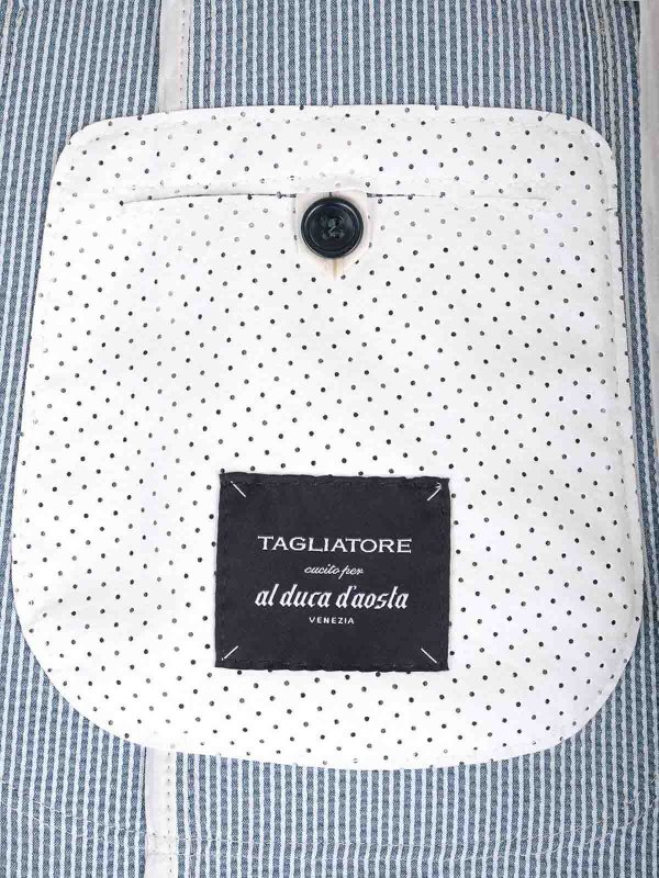 ブレザー shop online ブレザー - ブルー