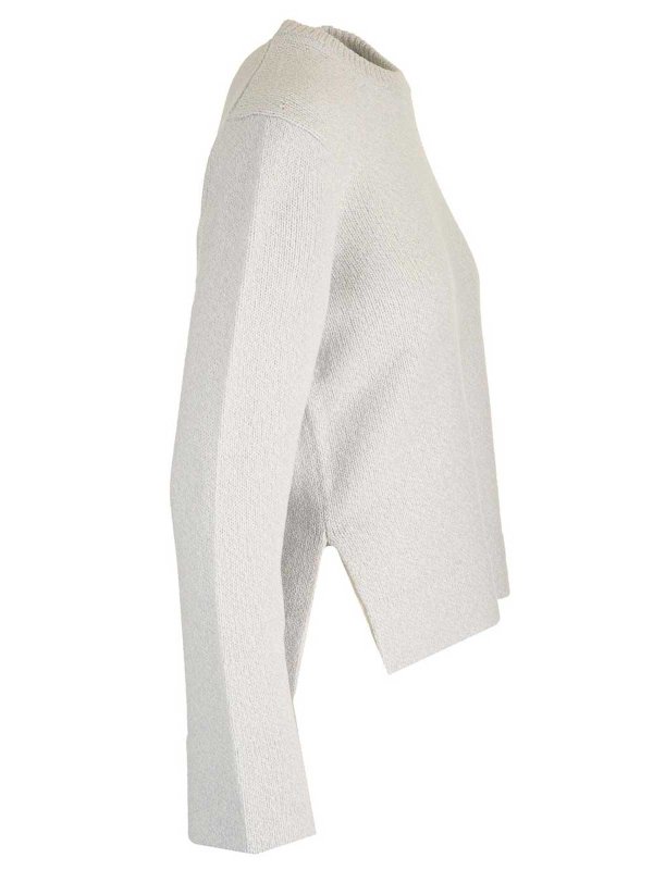 The Best Shops Theory: Strickpullover mit Rundhalsausschnitt - Rundhalspullover - Hellblau