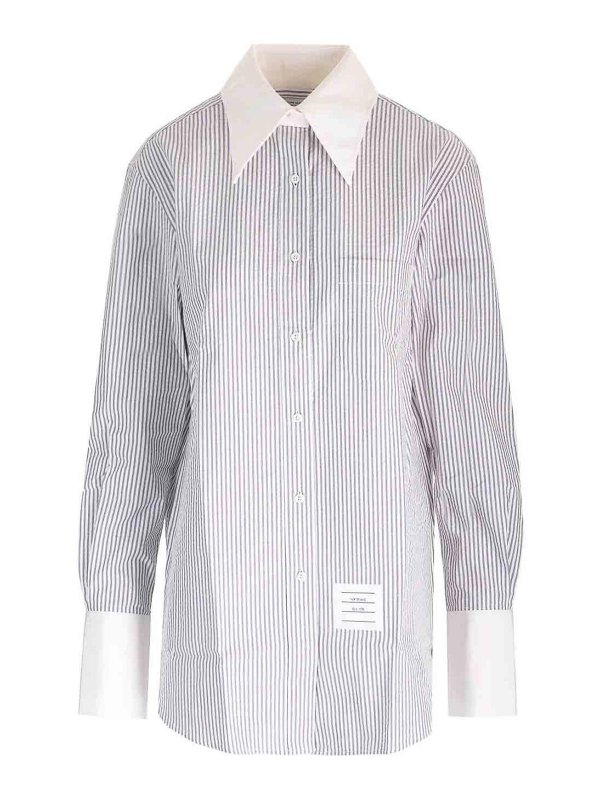 THOM BROWNE: Camisas - Camisa - Gris