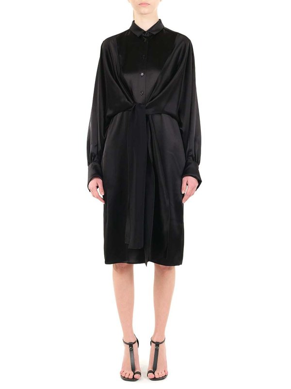 The Best Shops LOEWE: Vestidos media pierna - Vestido Midi - Negro