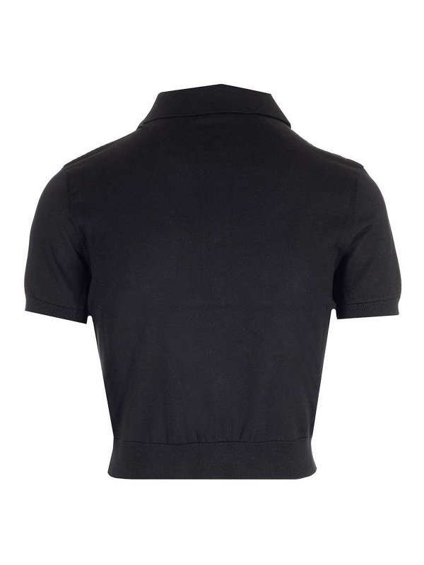 LOEWE: polo shirts online - Cropped Polo Shirt