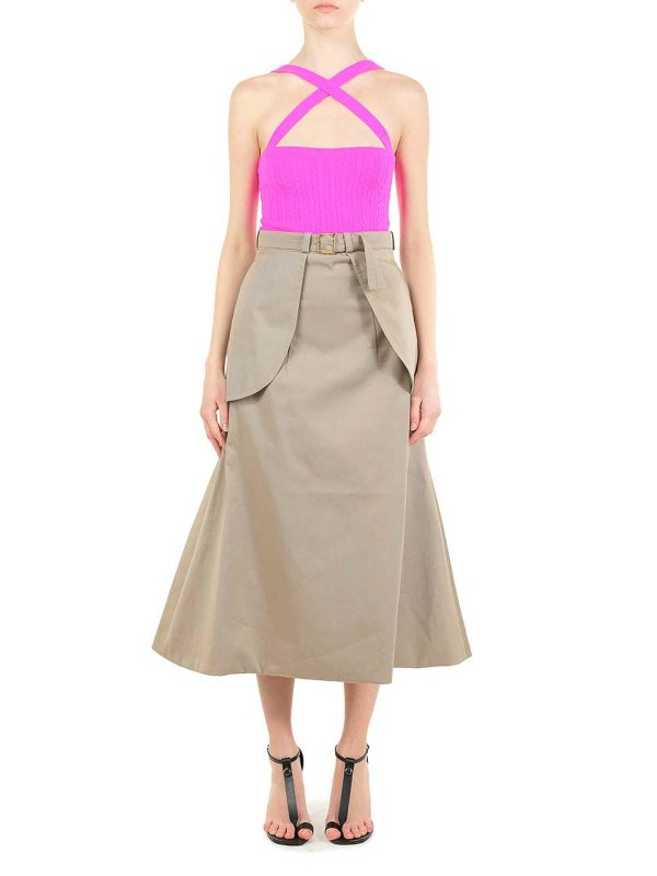 The Best Shops PATOU: Top e canotte - Top fucsia con croce