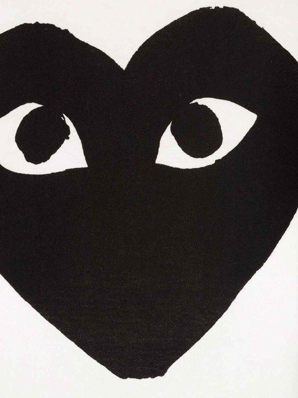 The Best Shops Comme des Garçons Play: t-shirt - Maglietta con maxi cuore