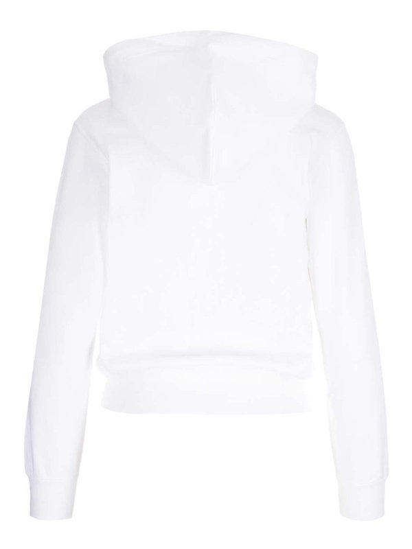 Comme des Garçons Play: Felpe e maglie online - Fulta con cappuccio con zip