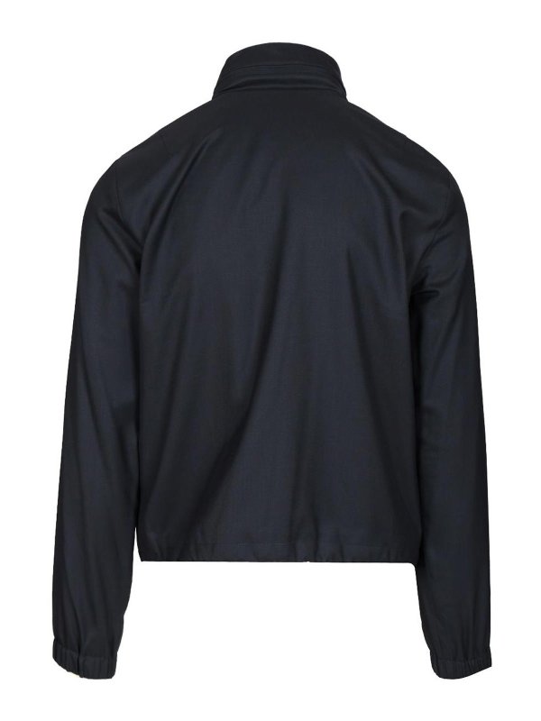 GIORGIO ARMANI: casual jackets online - Icon Blouson In Cashmere And Silk