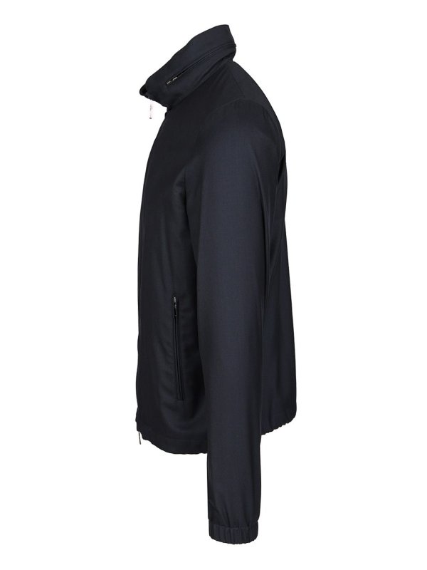 The Best Shops GIORGIO ARMANI: casual jackets - Icon Blouson In Cashmere And Silk