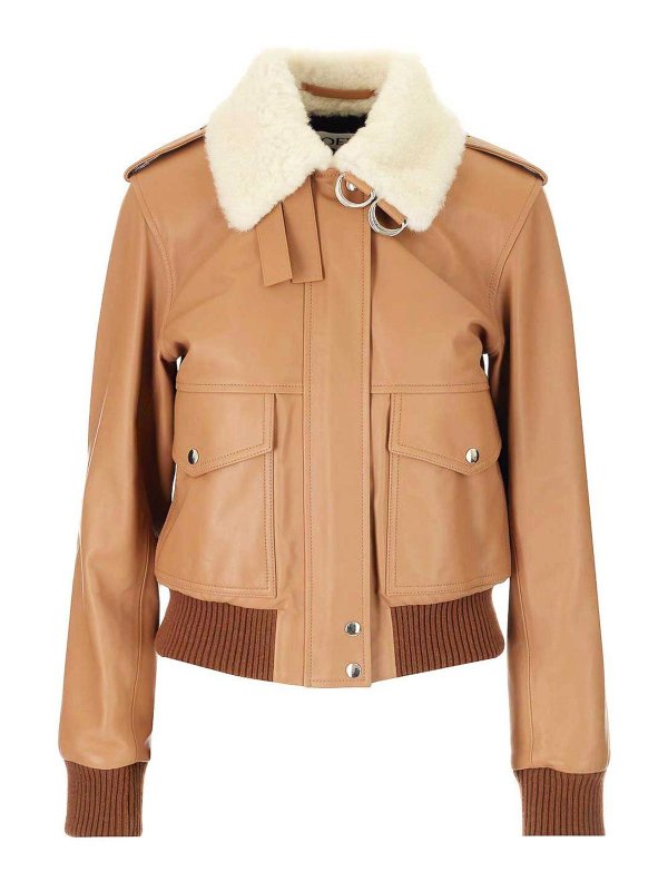 LOEWE: giacche casual - Giacca da aviatore nappa