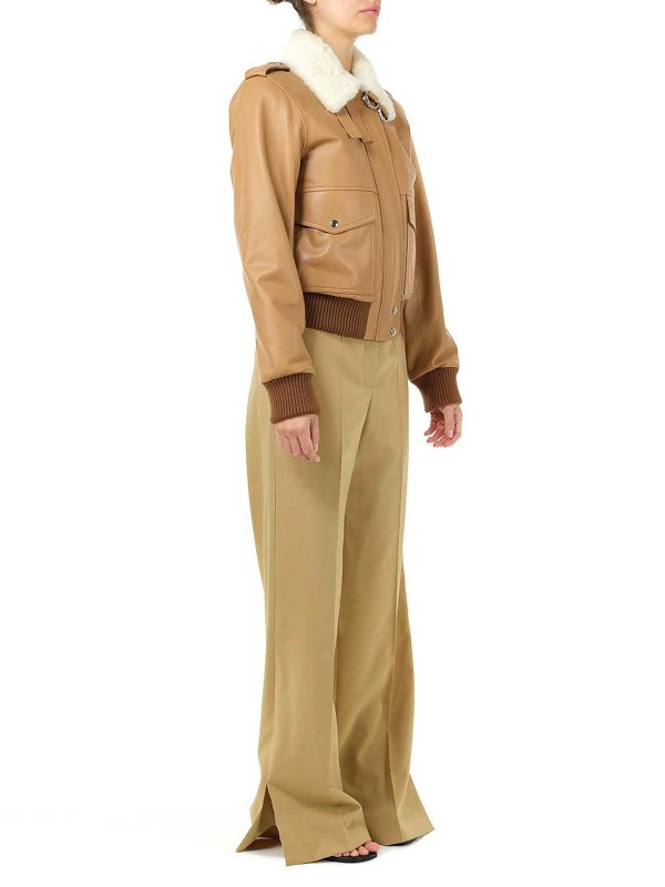 The Best Shops LOEWE: Giacca da aviatore nappa
