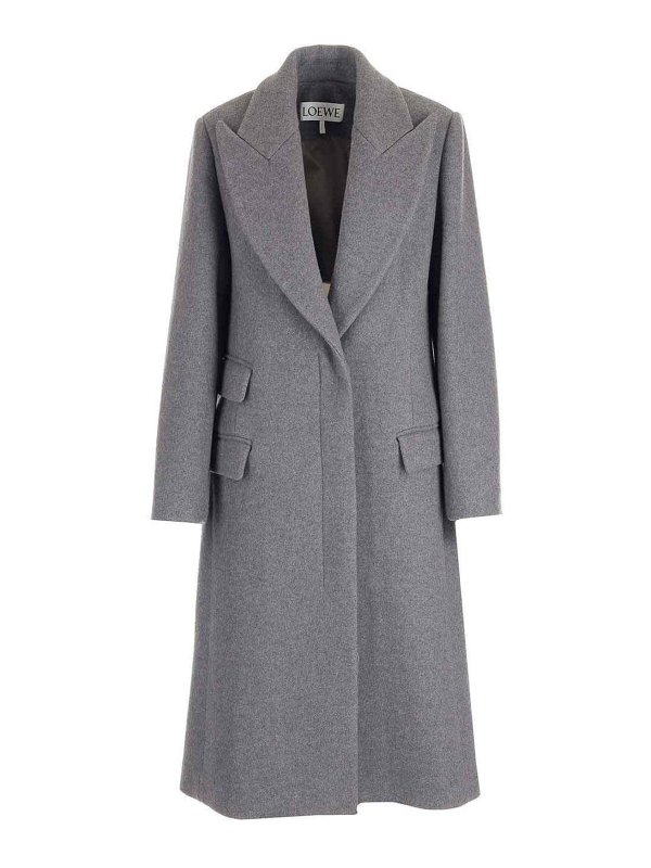 LOEWE: Abrigos cortos - Abrigo Corto - Gris