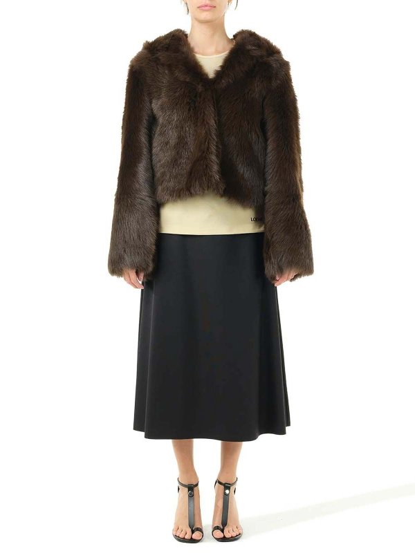 The Best Shops LOEWE: giacche casual - Giacca con cappuccio di shearling