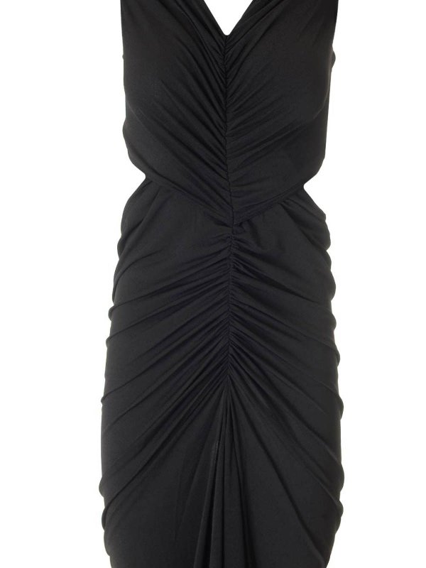 マキシドレス - 黒 shop online: RICK OWENS