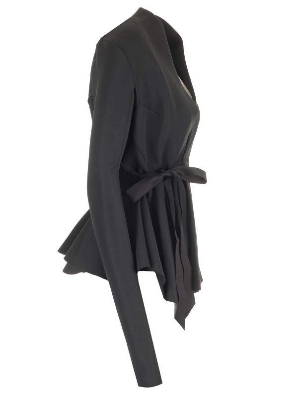 The Best Shops RICK OWENS: カジュアルジャケット - カジュアルジャケット - 黒