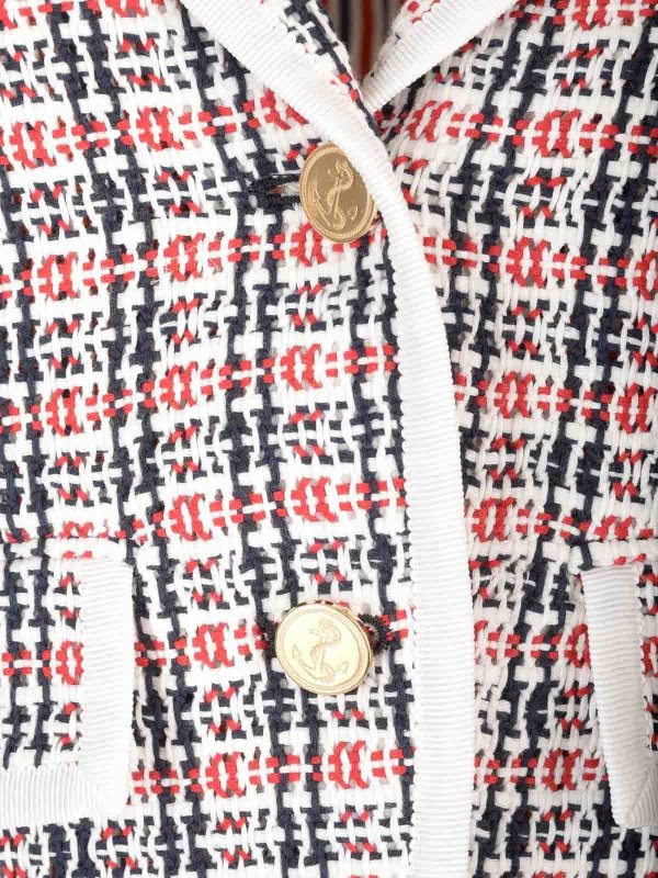 THOM BROWNE buy online Blazer di tweed di cotone