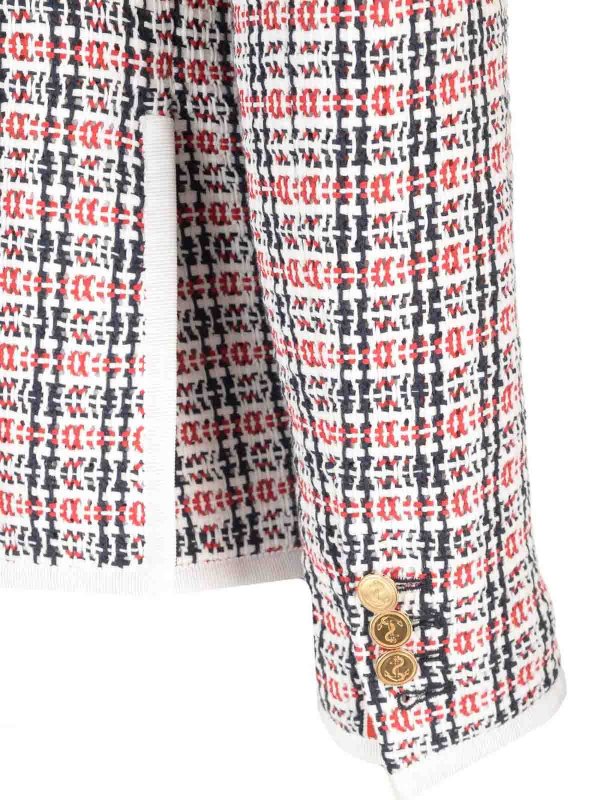 The Best Shops THOM BROWNE: Blazer di tweed di cotone